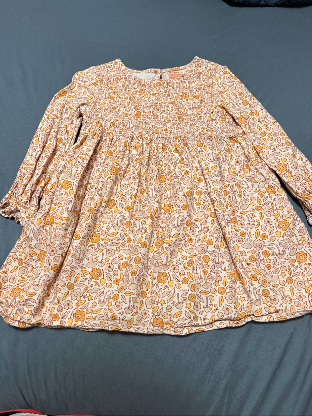 Cat & Jack Floral Smocked Dress size 4T